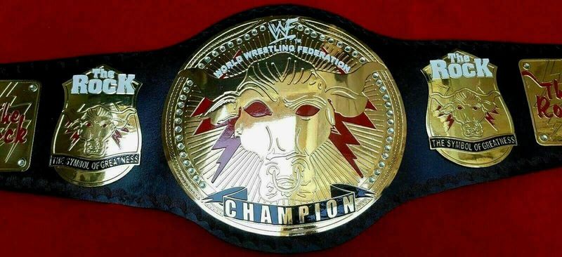 New WWF The Rock Brahma Bull Championship Belt