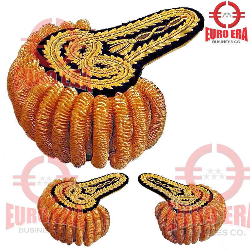 Napoleonic Commissariat General Officers Bullion Wire Epaulettes