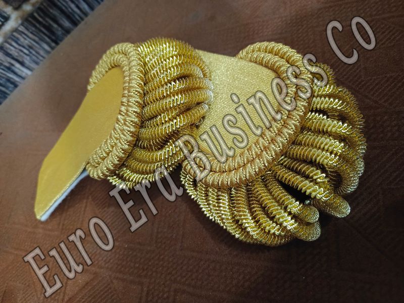 Napoleonic French 1st Empire Officer epaulettes Bullion Wire Fringes Napoleonic French 1st Empire Officer epaulettes Bullion Wire Fringes