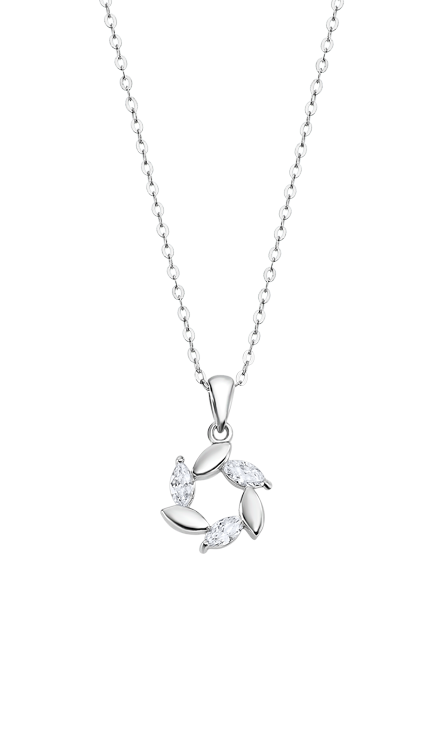 Collier Lotus Silver LP3188/1/1