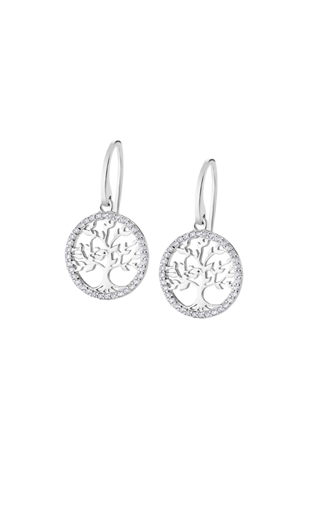 Boucles d&#39;oreilles Lotus Silver LP1746/4/1