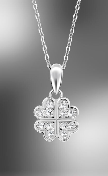 Collier Lotus Silver LP3052/1/1