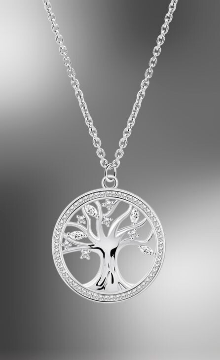 Collier Lotus Silver LP3708/1/1