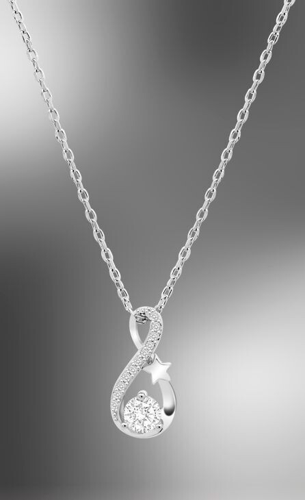 Collier Lotus Silver LP3647/1/1