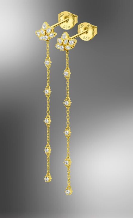 Boucles d&#39;oreilles Lotus Silver LP3666/4/2