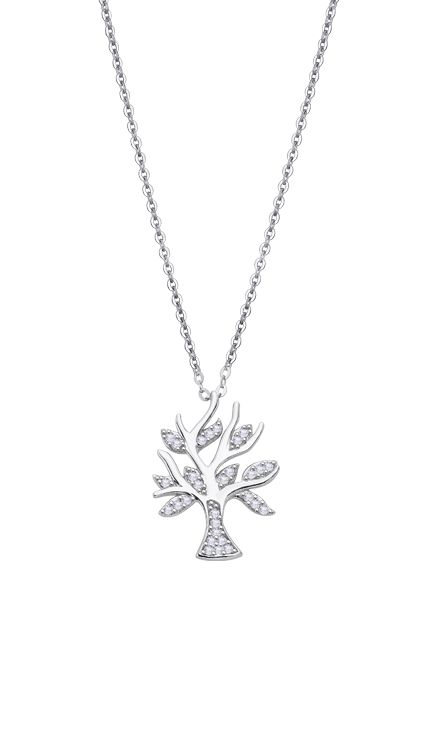 Collier Lotus Silver LP3064/1/1