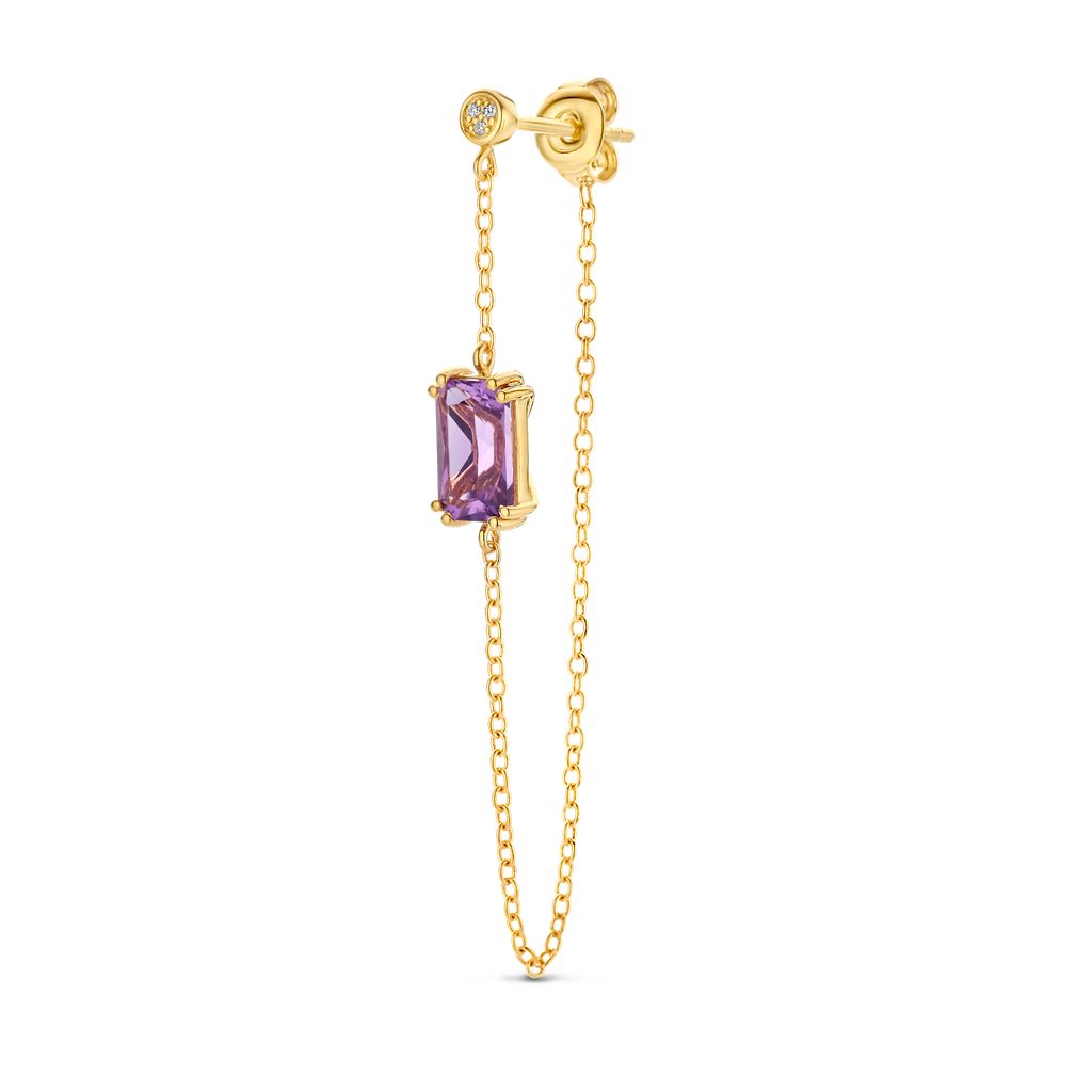 Diamanti Per Tutti Plum Stud