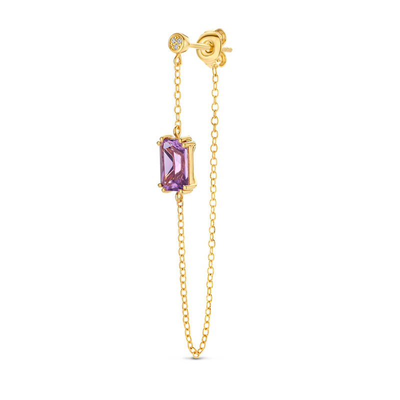 Diamanti Per Tutti Plum Stud