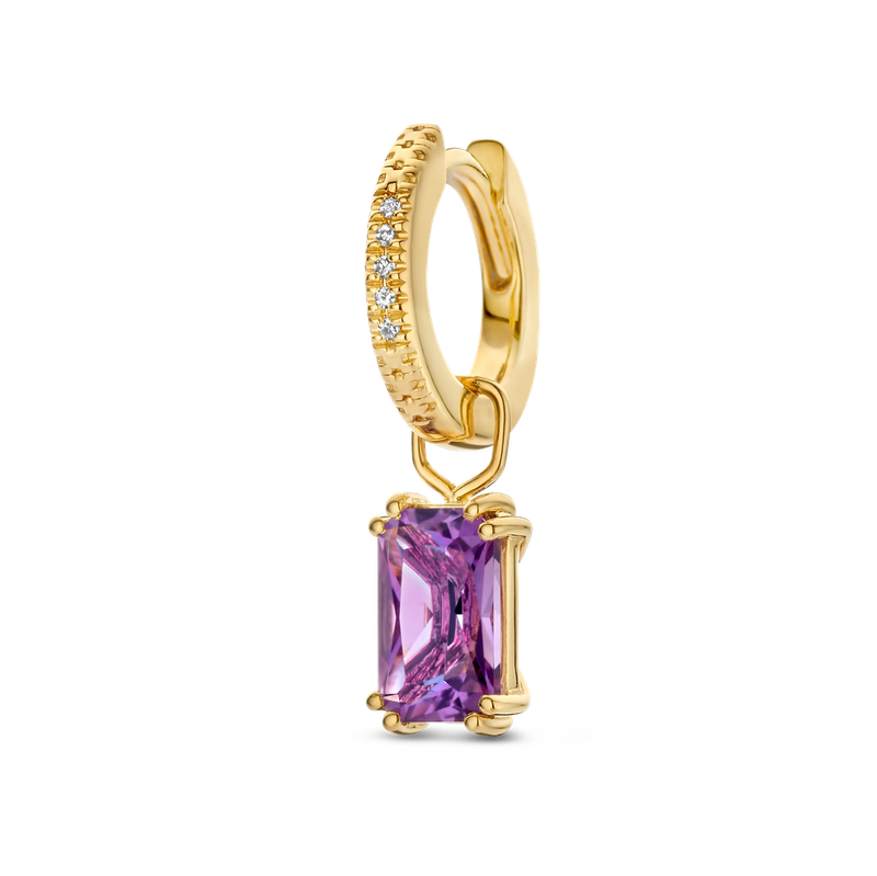 Diamanti Per Tutti Plum Hoop