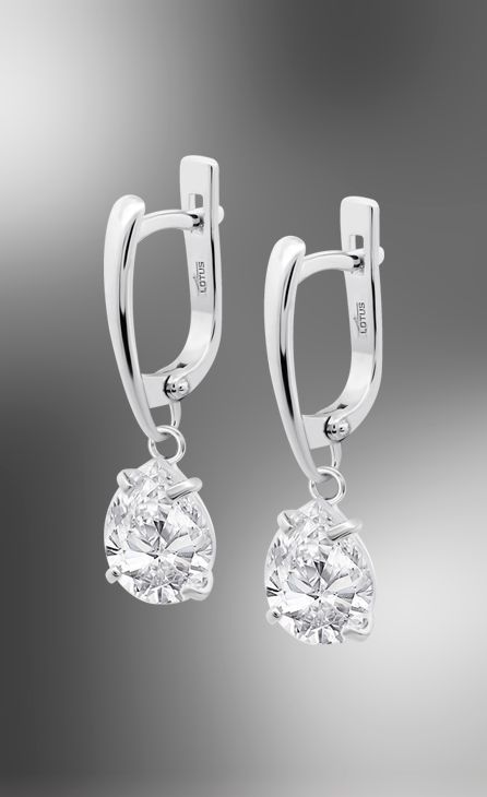 Boucles d&#39;oreilles Lotus Silver LP3809/4/1