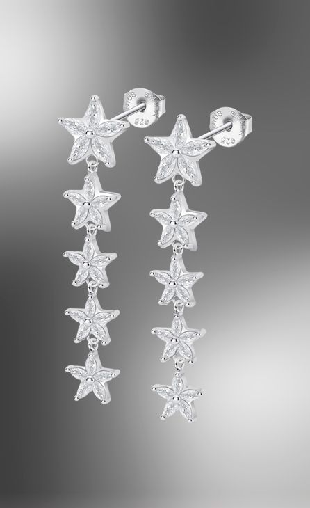 Boucles d&#39;oreilles Lotus Silver LP3798/4/1