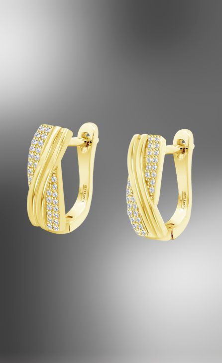Boucles d&#39;oreilles Lotus Silver LP3810/4/2