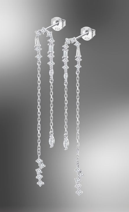 Boucles d&#39;oreilles Lotus Silver LP3799/4/1