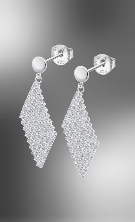 Boucles d&#39;oreilles Lotus Silver LP3806/4/1