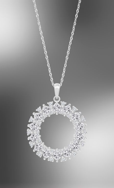 Collier Lotus Silver LP3838/1/1