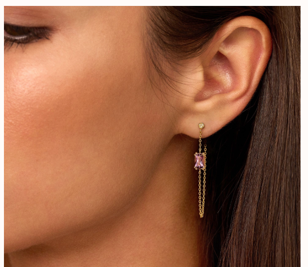 Diamanti Per Tutti Citrine Stud