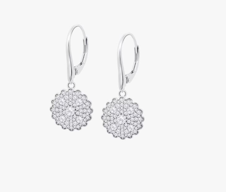 Boucles d&#39;oreilles Lotus Silver LP3886-4/1