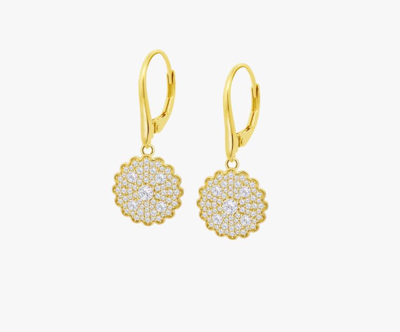 Boucles d&#39;oreilles Lotus Silver LP3886-4/2