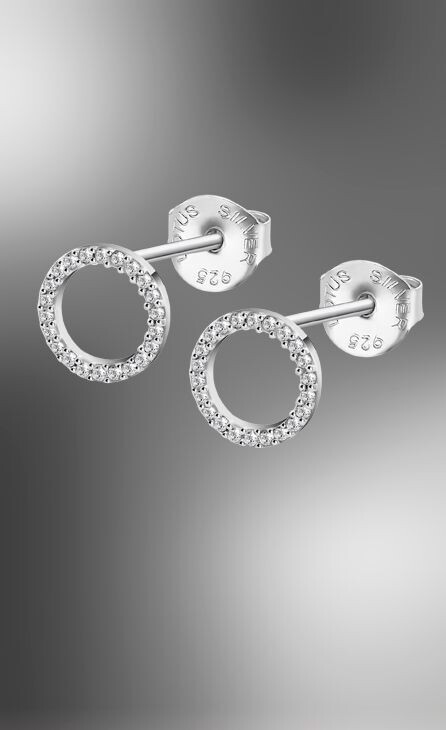Boucles d'oreilles Lotus Silver LP3671/4/1