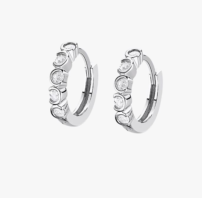 Boucles d'oreilles Lotus Silver LP1785-4/1