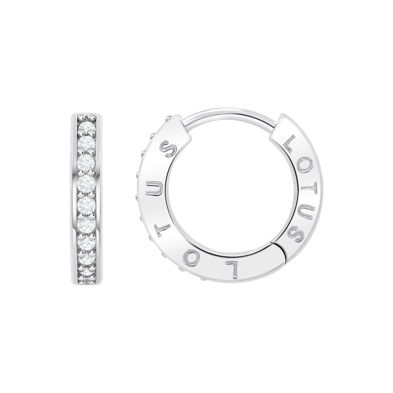 Boucles d'oreilles Lotus Silver LP1887/4/1