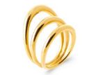 Bagues Acier Doré 3417509