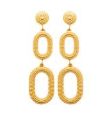 Boucles d'oreilles Acier Doré 3136209