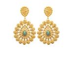 Boucles d'oreilles Acier Doré 3135609
