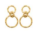 Boucles d'oreilles Acier Doré 3136109