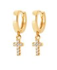 Boucles d'oreilles Plaqué Or 750