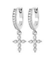 Boucles d'oreilles Argent 925 Rhodié