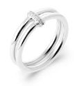 Bague Argent 925 Rhodié