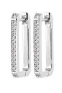 Boucles d'oreilles Argent 925 Rhodié