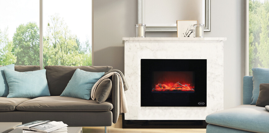Argon Wall Hung Electric Fire, ARGON Wall Hung Electric Fire: 90cm