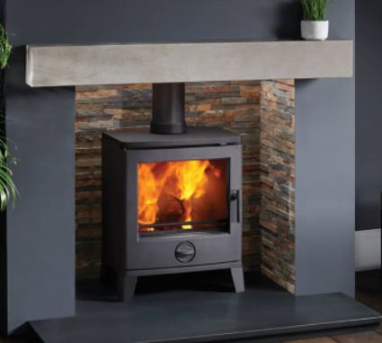 Contemporary Concrete Stone Mantle Beam