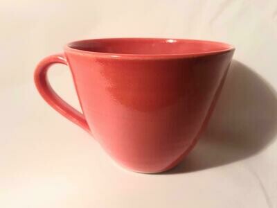 Stoneware cup - red