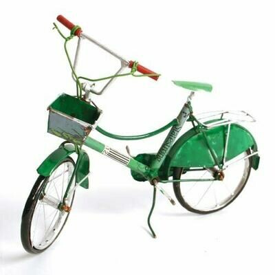 Recycled bike with basket