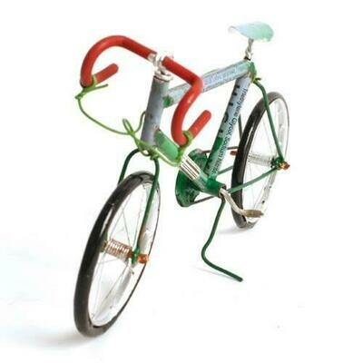 Recycled racer bike model