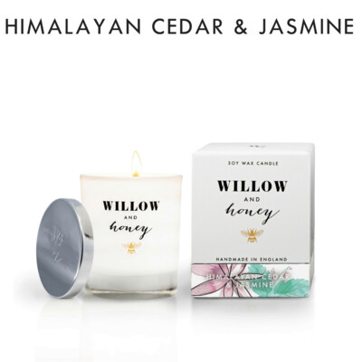 Large Soy Wax Candle - Himalayan Cedar and Jasmine