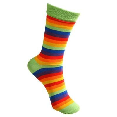 Bamboo socks, rainbow, large (UK 7 - 11)