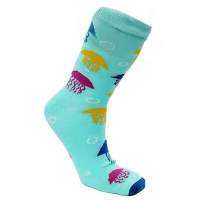 Bamboo socks, jellyfish, medium (UK 4 - 7)
