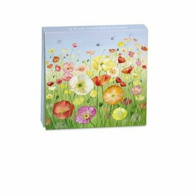 Icelandic Poppies - Eight Notecards with Envelopes