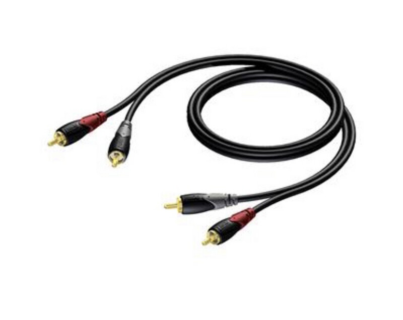 2X RCA/CINCH MALE - 2XRCA/CINCH MALE - 5M