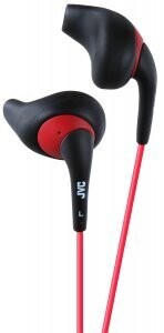 JVC black Gumy in ear sports headphones