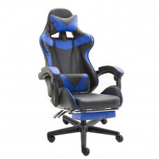 EKSA LXW-50 GAMING CHAIR BLUE WITH FOOTREST