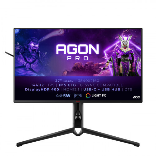 AOC 27&quot; AG274UXP AGON PRO GAMING NANO IPS 144HZ UHD 4K