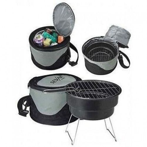 BBQ BQ26-515-001 COMPACT BBQ WITH INSULATION COOLER BAG