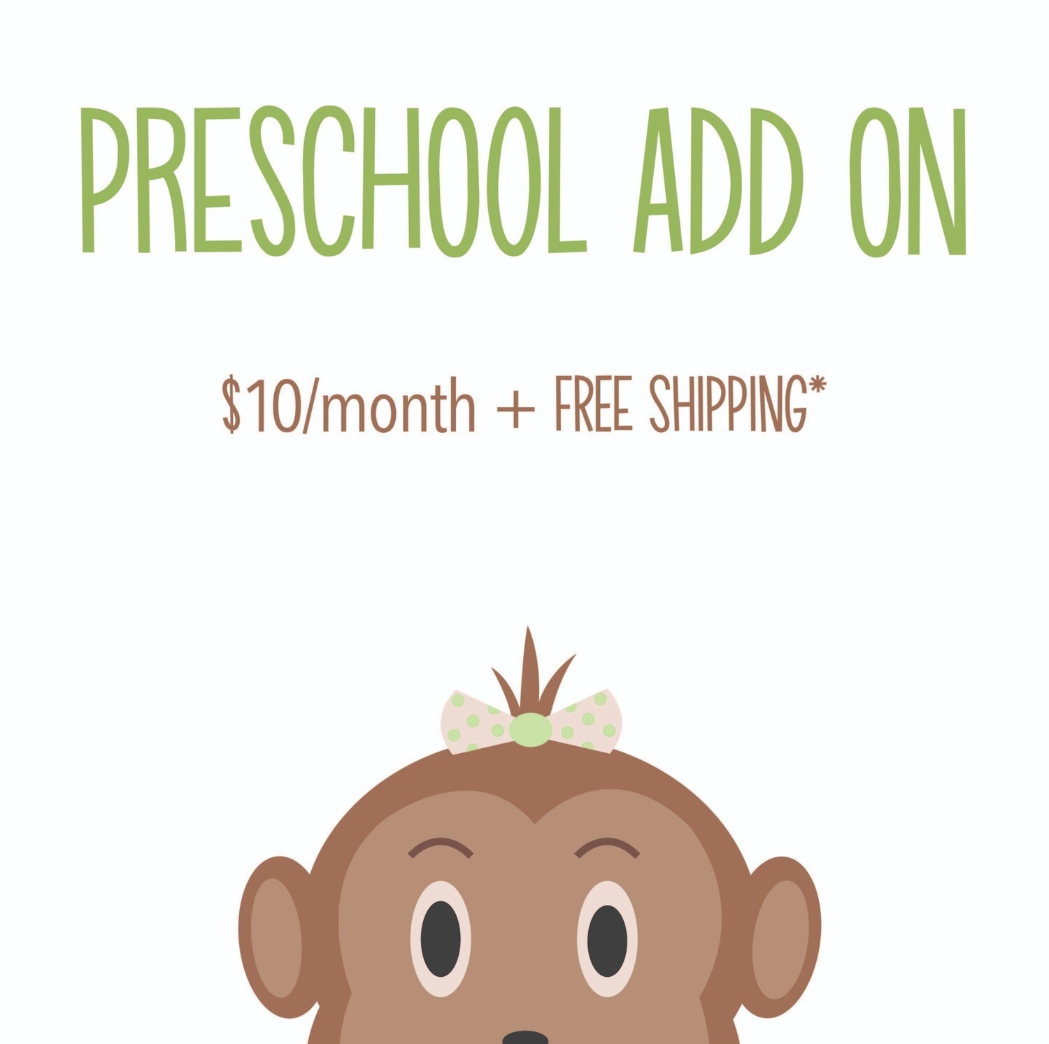 PRESCHOOL ADD ON