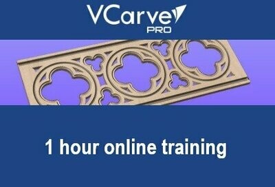 Vectric V-Carve 1 hour online training session