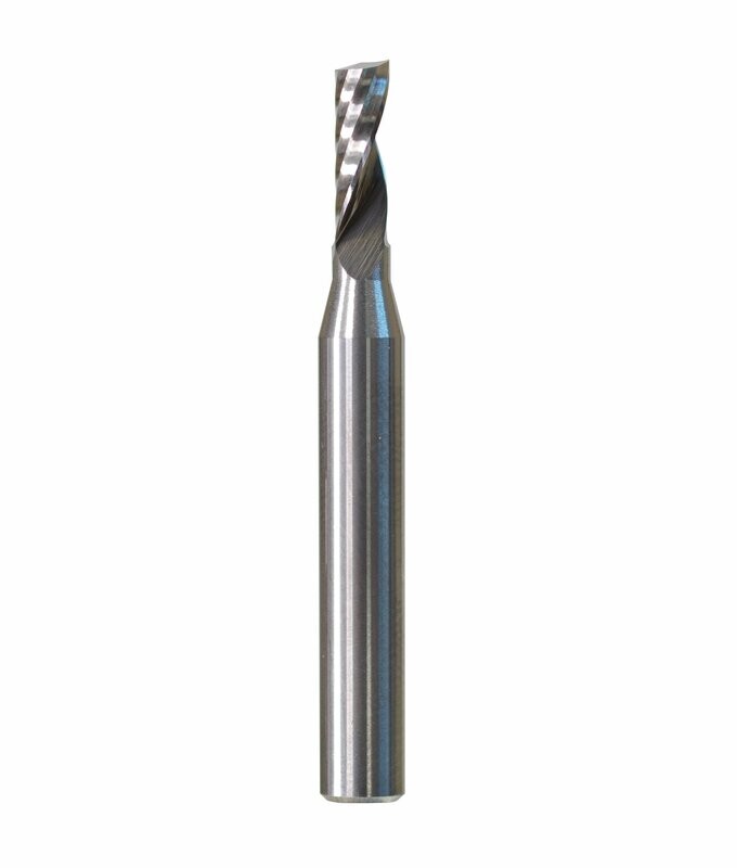 4mm diameter acrylic tool single flute 12mm LOC